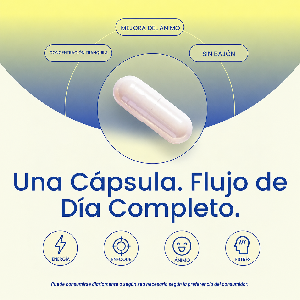 Suplemento Biohack Rendimiento Mental