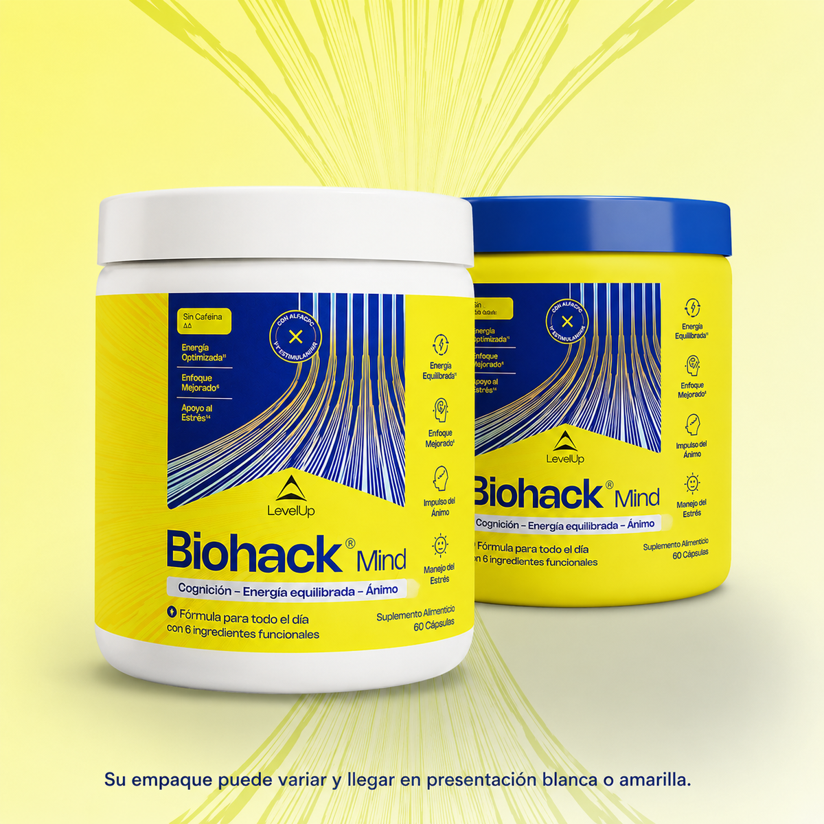 Suplemento Biohack Rendimiento Mental