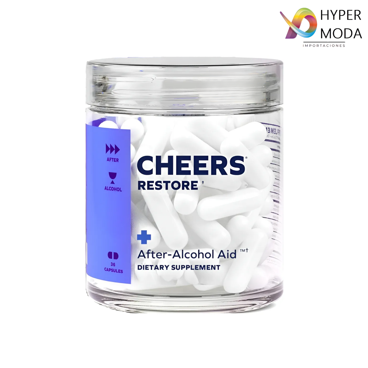 Suplemento Cheers Anticruda Resaca 36cap